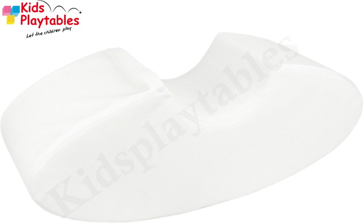 Soft Play Foam Schommelwip wit | rocker | wipwap | foamblokken | bouwblokken | Soft play speelgoed | schuimblokken